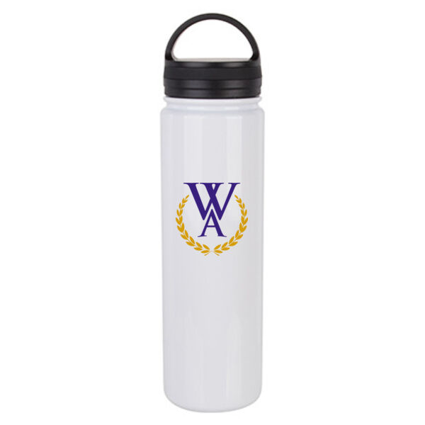 23 OZ Stainless Steel Flask Bottle with Portable Lid - Sublimation Logo Thumbnail