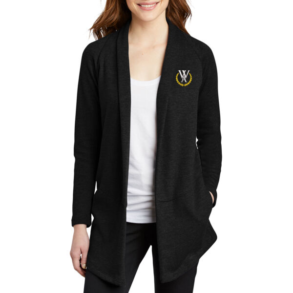 Port Authority® Ladies Interlock Cardigan - Embroidered Logo Thumbnail