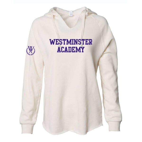 Independent Trading Co. - Women’s Lightweight California Wave Wash Hooded Sweatshirt - Printed Logos Thumbnail