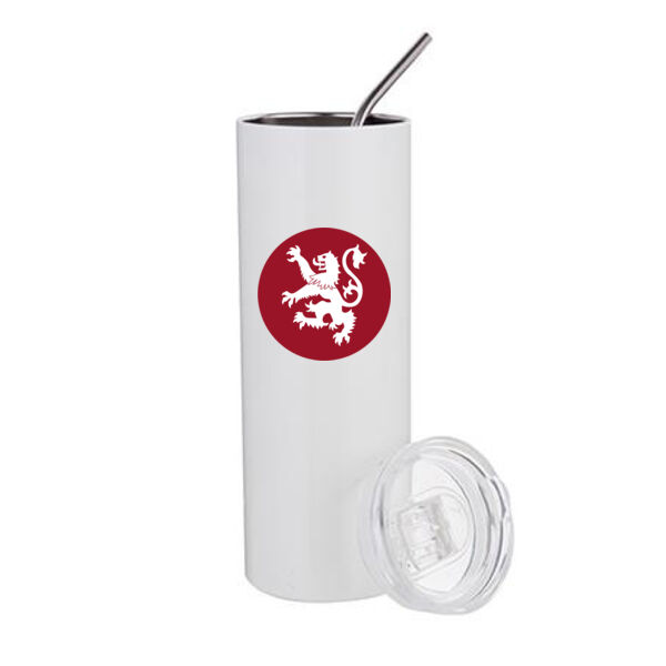 20oz. Stainless Steel Tumbler - Sublimated Logo Thumbnail