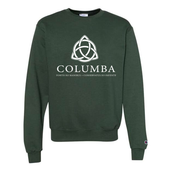 Champion Mens Powerblend Crewneck Sweatshirt - Printed Logo Thumbnail