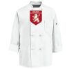 Eight Knot Button Chef Coat with Thermometer Pocket Thumbnail