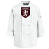 Eight Knot Button Chef Coat with Thermometer Pocket Thumbnail
