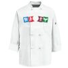 Eight Knot Button Chef Coat with Thermometer Pocket Thumbnail