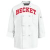 Eight Knot Button Chef Coat with Thermometer Pocket Thumbnail