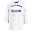 Eight Knot Button Chef Coat with Thermometer Pocket Thumbnail