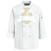 Eight Knot Button Chef Coat with Thermometer Pocket Thumbnail