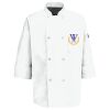Eight Pearl Button Chef Coat with Thermometer Pocket Thumbnail