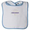Infant Contrast Trim Terry Bib Thumbnail