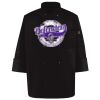 Ten Pearl Button Black Chef Coat Thumbnail