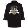 Ten Pearl Button Black Chef Coat Thumbnail