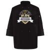 Ten Pearl Button Black Chef Coat Thumbnail