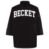 Ten Pearl Button Black Chef Coat Thumbnail