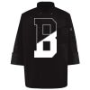 Ten Pearl Button Black Chef Coat Thumbnail